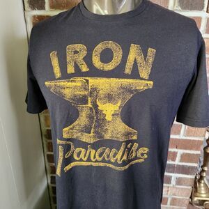 Under Armour Iron Paradise Shirt Mens Small Project Rock HeatGear Athletic Tee
